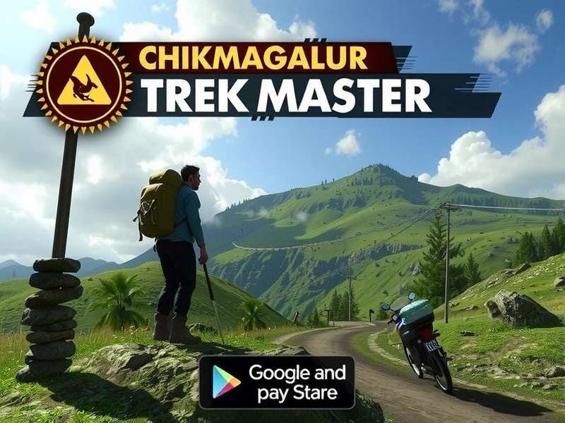 Explore the stunning landscapes of Chikmagalur in the game Chikmagalur Trek Master game overview screenshot